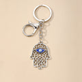 Filigree Hamsa Evil Eye Keychains Gold Silver 2 Finishes view 4