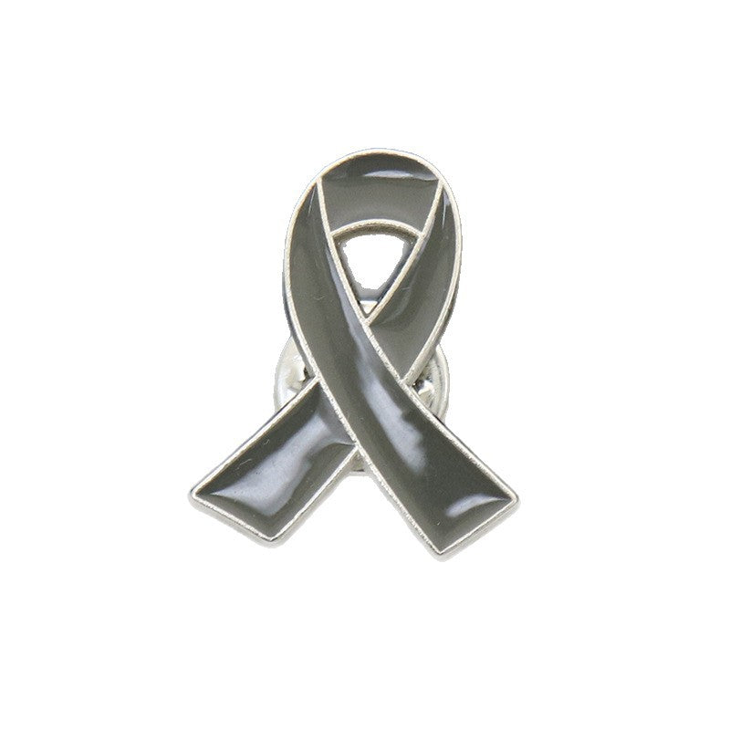 Red Ribbon Heart Alloy Keychain for Awareness Event Gifts