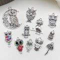Antique Silver Bird Metal Charms with 12 Listed Options view 4