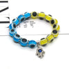 Blue Yellow Beads