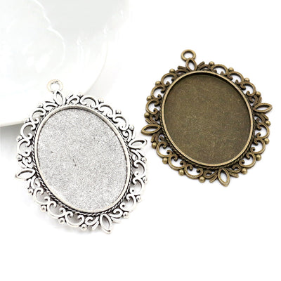 Filigree Oval Pendant Blank assortment overview