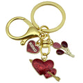 Flower Charm Keychains Featuring Red Balloon Across 43 Pictured Variations view 7