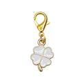 Enamel Four Leaf Clover Charm Gold Lobster Clasp Seven Colors view 8