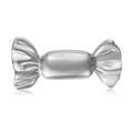 Polished Wrapped Candy Brooch in Two Metal Tones for Jackets Scarves and Lapels view 2