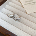 Sculptural Stud Earrings in Gold and Silver Tone Styles view 8