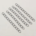 Short Metal Extension Chains in Seven Finishes and Two Link Sizes view 6