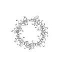 Abstract Curvy Metal Link Bracelets Gold and Silver Tone view 5