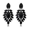 Black Marquise Leaf