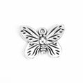 Floral Butterfly Metal Pendant Charm For Jewelry Making view 5