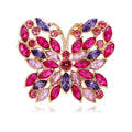 Butterfly Four Designs Metal Brooch Pin for Jackets and Lapels view 9