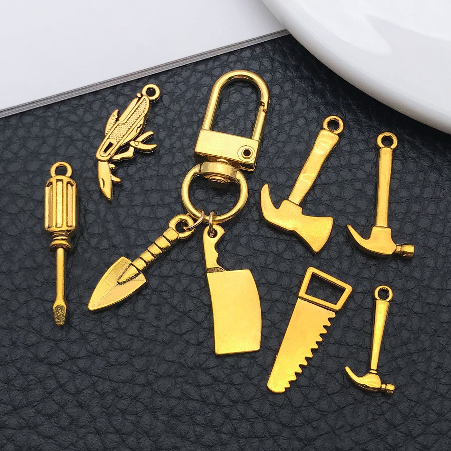 Zinc Alloy Knife Tool Theme Charm Pendant for DIY Necklace Bracelet Keychain Jewelry