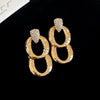 Gold Double Oval