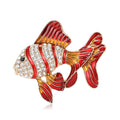 Enamel Tropical Fish Brooch in Three Color Variants view 1