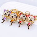 Jeweled Tiger and Auspicious Charm Keychains in Thirty-Nine Designs view 2