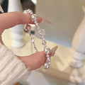 Assorted Pearl Zirconia Silver Bracelets Fifteen Designs view 12