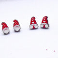 Valentine Wood Stud Earrings in Twenty Eight Illustrated Designs view 3