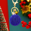 Royal-Blue Jeweled-Ball