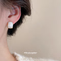 Gold Pearl Cat Eye Sixteen Piece Mixed Stud Earring Set view 4