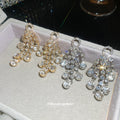 Crystal Chandelier Tassel Stud Earrings Fashion Jewelry view 4