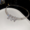 Crystal Butterfly Collar Necklaces With Decorative Accents view 6