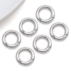 Silver Round Spring Clasp