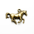 30x22mm Vintage Running Horse Alloy Charm Pendant
