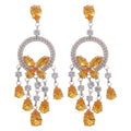 Crystal Butterfly Circle Jewelry Collection with Reflective Details view 5