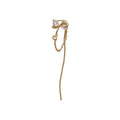 Butterfly Chain Tassel Ear Cuff Single Piece Two Colors view 5