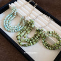 Shell Disc Multi-Strand Necklace Bracelet and Mixed Jewelry Styles view 2