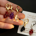 Transparent Anatomical Heart Lobster-Clasp Charms in Five Colorways view 2