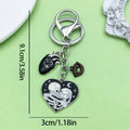 Halloween Charm Keychains Featuring Skull Butterfly Across 44 Pictured Variations view 4