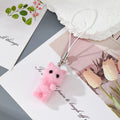Flocked Mini Animal Phone Strap Charms 34 Color Styles view 8