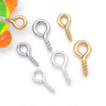 Threaded Screw Eye Pins in Two Sizes Jewelry Findings view 3