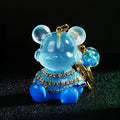 Bubble Pearl Seated Bear Keychains in Five Colors plus Assorted Option view 7