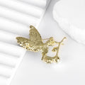 Blue Hummingbird Enamel Metal Brooch Pin for Jackets and Lapels view 3