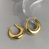 Gold Chunky Hoop