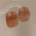 Textured Translucent Oval Resin Stud Earrings in Thirteen Colors view 8