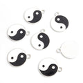 Black And White Yin Yang Jewelry Components For DIY Earrings And Bracelets Charms view 10