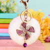 White-Pom Purple Jeweled-Pinwheel