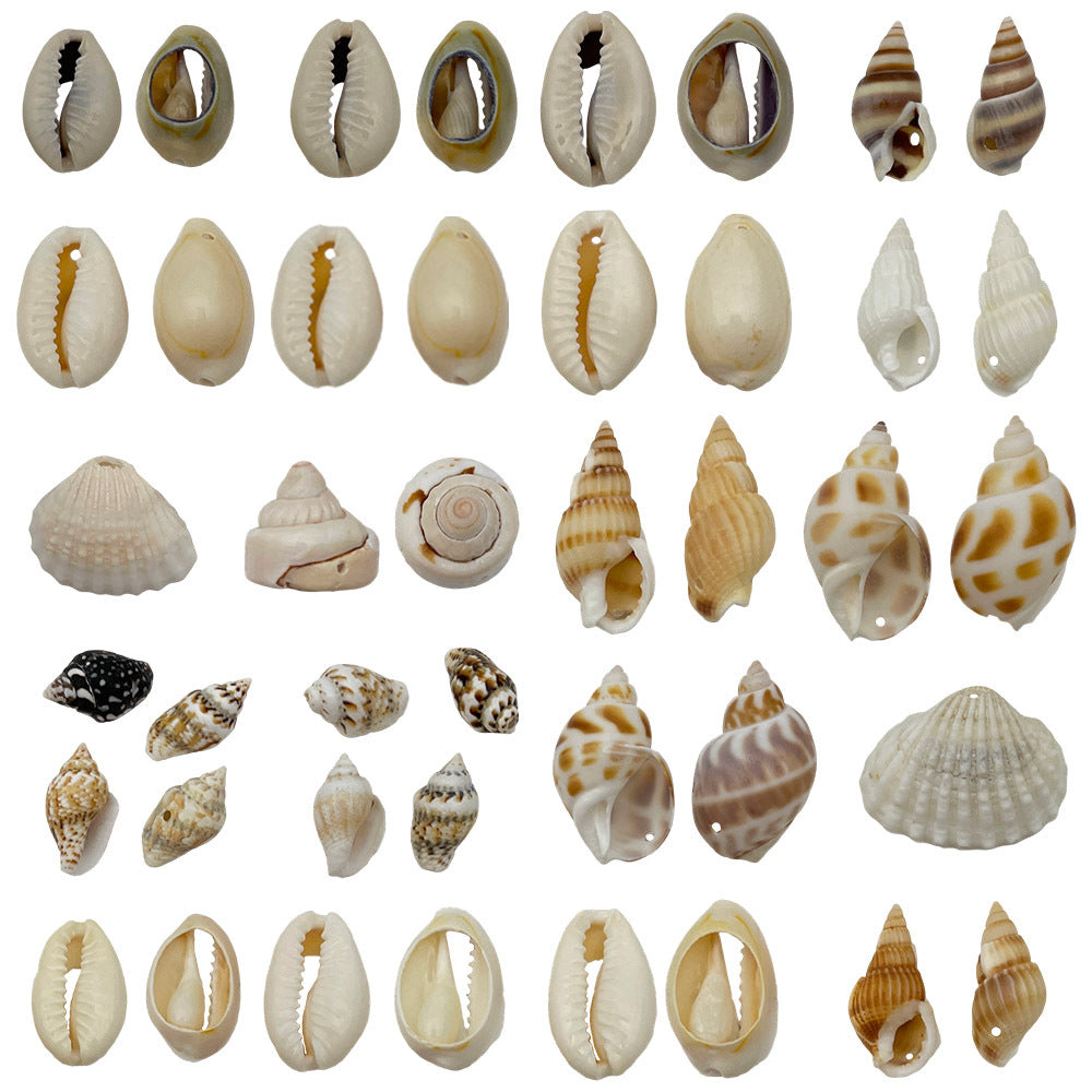 Natural Shell Conch Bead Charm Pendant for DIY Earrings Necklace and Hat Jewelry