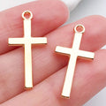 Gold-Tone Heart and Cross Metal Beads with 25 Listed Options view 11