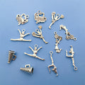Alloy Metallic Cheerleading Theme Metal Charms with 7 Listed Options view 4