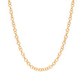 Heart Circle Link Chain Necklace Bracelet Gold Steel Rose view 12