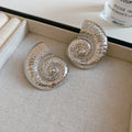 Pearl Bead Seashell Pendant Necklace and Shell Stud Earrings view 8