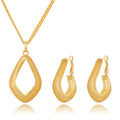 Gold Tone Gold Jewelry Assortment Sixteen Designs Metal Necklace and Earring Set view 5