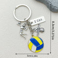 Soccer, Basketball and Volleyball Charm Keychains in 57 Pictured Variations view 9