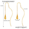 Gold Drop Earrings
