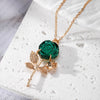 Green Crystal Rose