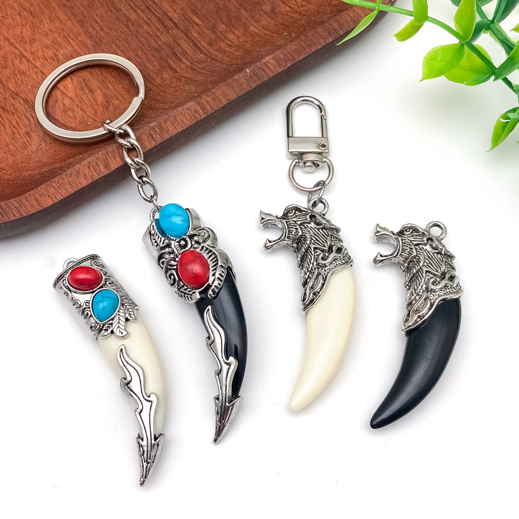 Resin Ethnic Round Pattern charm pendant for DIY necklace bag charm keychain making