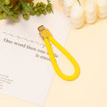 Rhinestone Enamel Tiger Keychain Braided Cord Color Options view 9